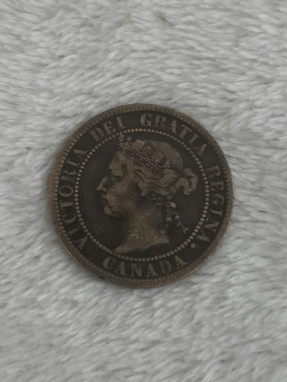1901 Canada One Cent Large Bronze Cent Queen Victoria